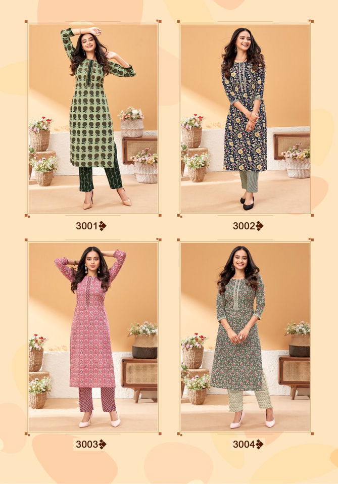 Balaji Shanaya Vol 3 Printed Kurti With Bottom Catalog
